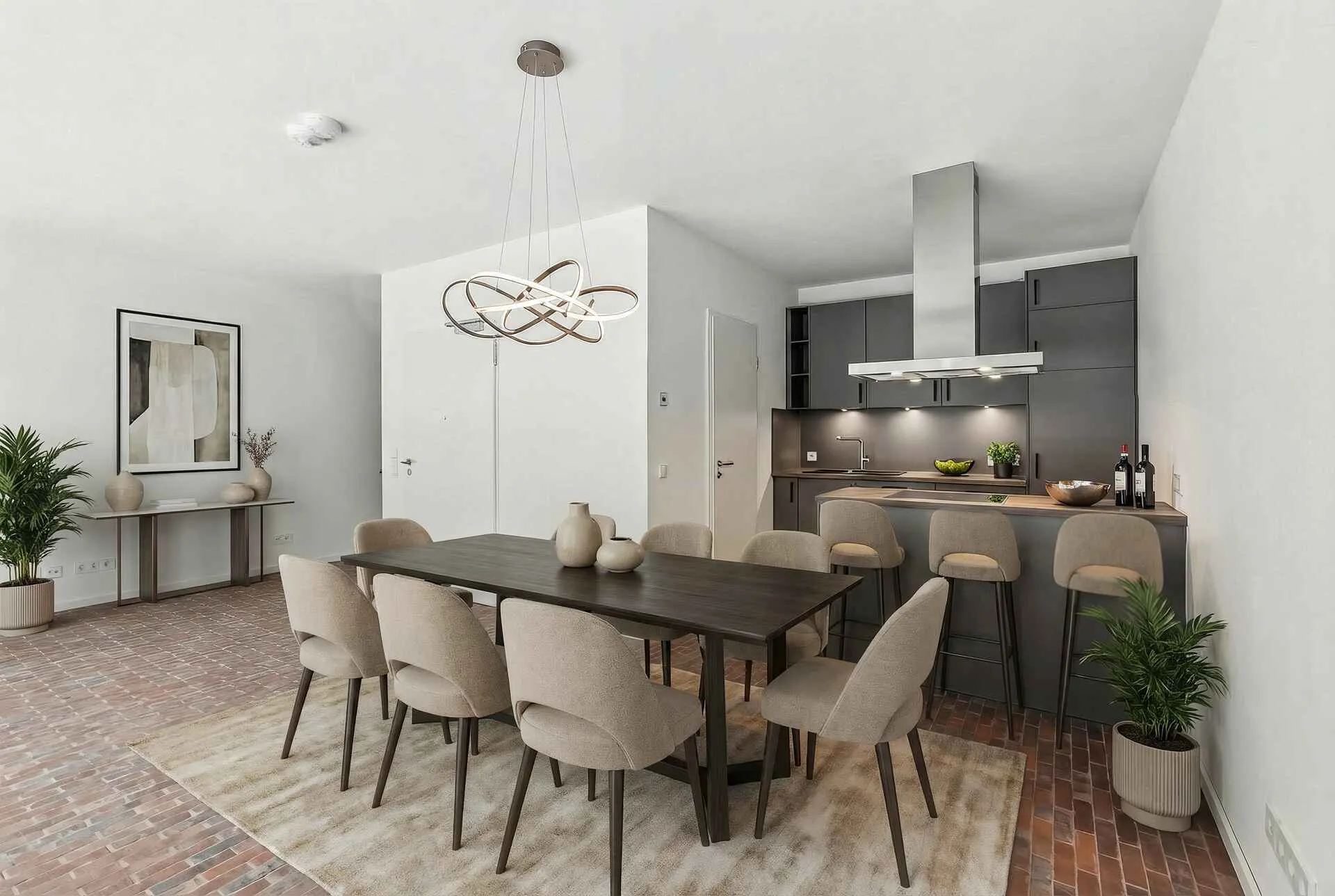 Immobilienangebot - Hamburg - Alle - Exklusive 3-Zimmer-Wohnung mit hochwertiger Ausstattung und Wasserblick zum Fleet - Ohne Stellplatz