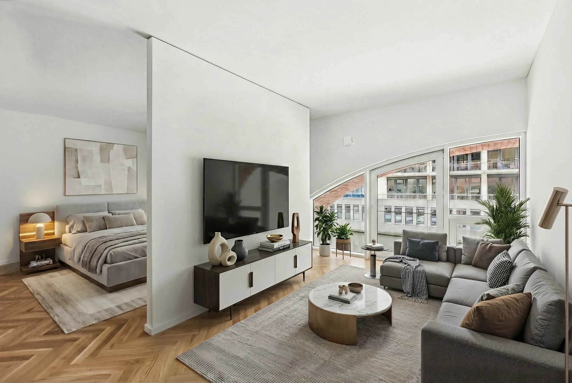 Immobilienangebot - Hamburg - Alle - Exklusive 3-Zimmer-Wohnung mit hochwertiger Ausstattung und Wasserblick zum Fleet - Ohne Stellplatz