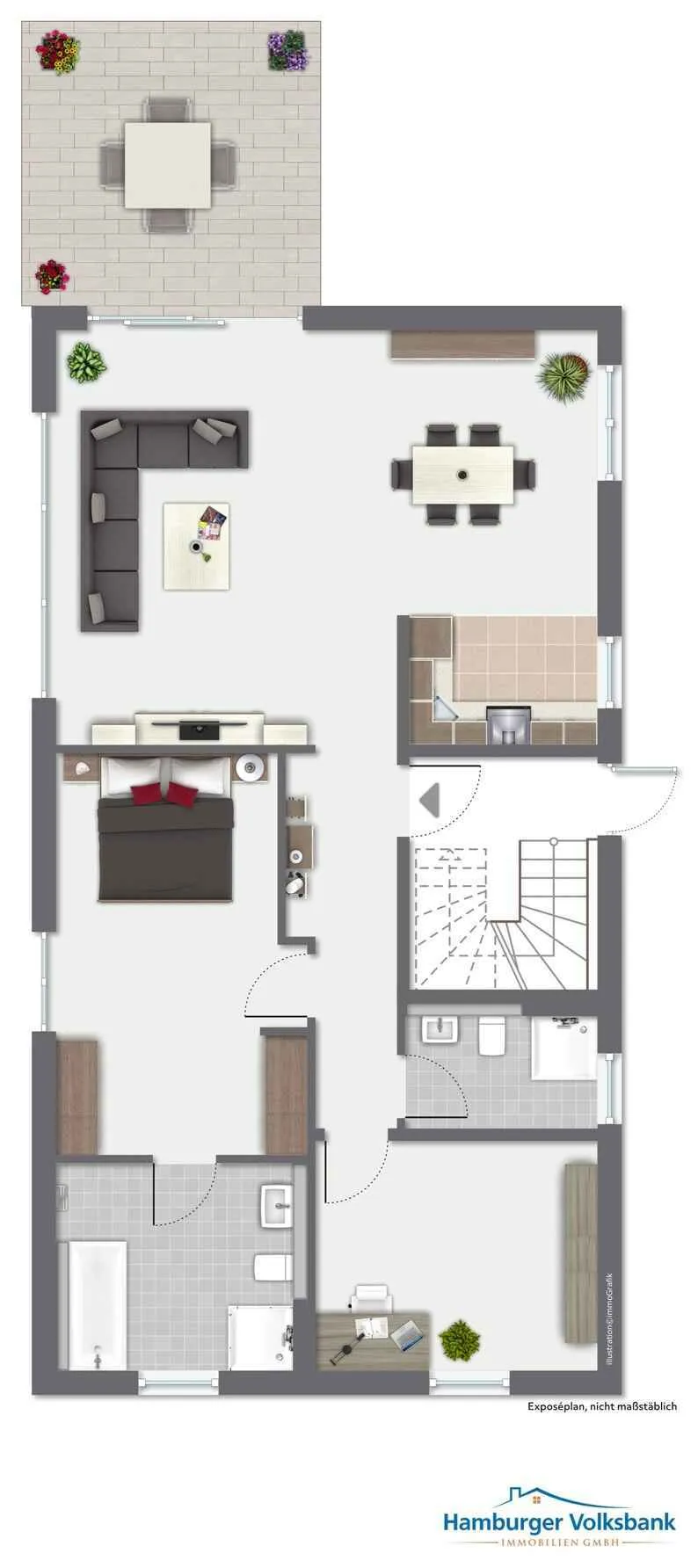 Immobilienangebot - Hamburg - Alle - Zwei Wohneinheiten unter einem Dach – ideal für Familie oder Kapitalanlage