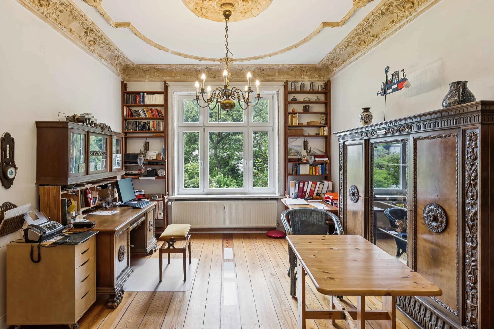 Immobilienangebot - Hamburg - Alle - Jugendstil trifft Großzügigkeit – Wohnen auf vier Etagen in bester Lage von Hamburg Othmarschen
