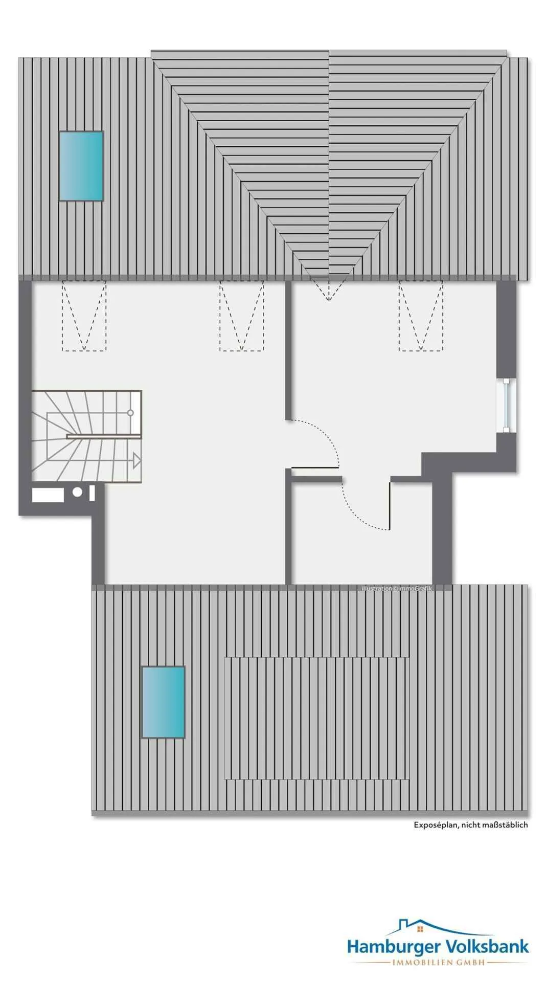Immobilienangebot - Hamburg - Alle - Maisonette mit Mehrwert: Flexibler Schnitt (2–3 Zi.), ausgebauter Dachboden & 2 Balkone!
