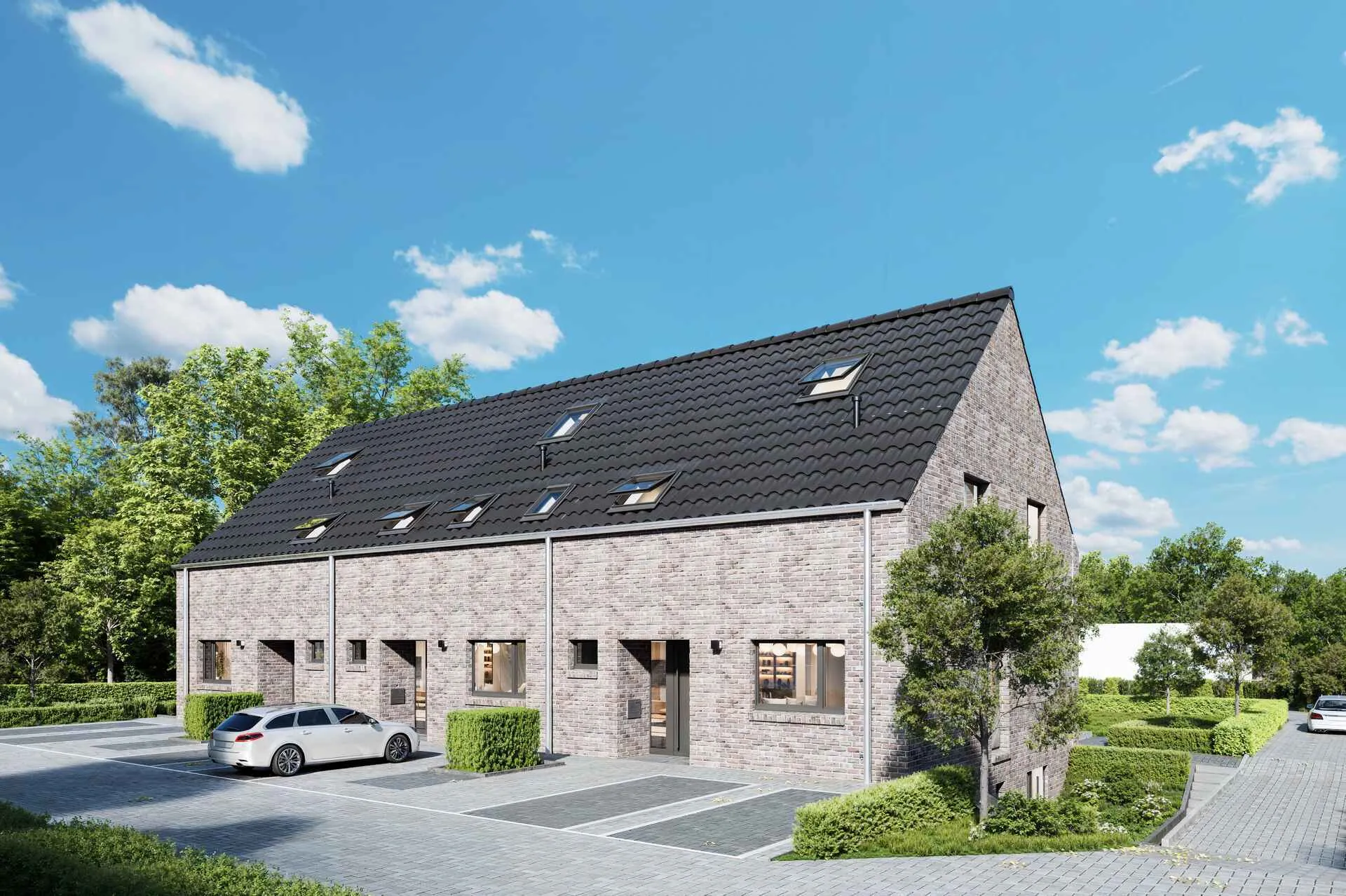 Immobilienangebot - Buchholz in der Nordheide - Alle - Exklusives Neubau-Reihenmittelhaus in Massivbauweise mit Keller, Grundstück inklusive in Buchholz Hom-Seppensen